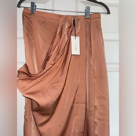 JLuxlabel Peach Jamila Drape Skirt Size Small NWT Hotliday event date night - Picture 4 of 10